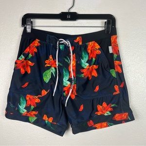 Taddlee Floral Tropical Swim Board Shorts size large